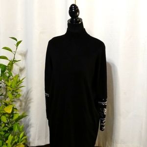 Vintage Liz Claiborne Holiday Midi Sweater Dress